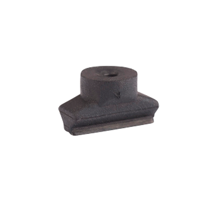 Oval suction cup 10x3 mm NBR black 201.10x3.005.1