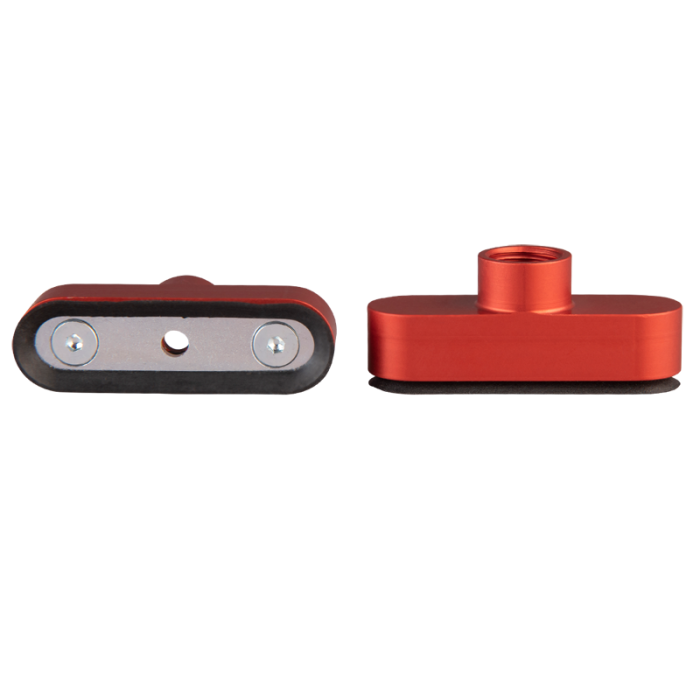 Oval suction cup 40x12 mm NR black 130.40x12.058.3