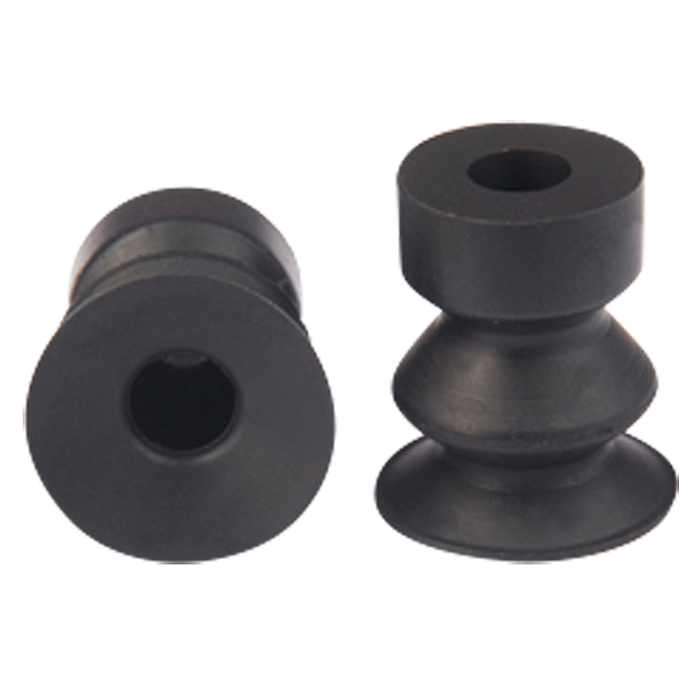 Bellows suction cup diam. 15 mm (1.5 bellows) NBR black 23.015.148.1