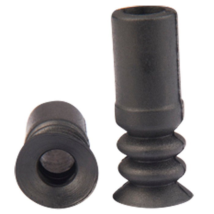 Bellows suction cup diam. 12 mm (2.5 bellows) NBR black 21.012.079.1
