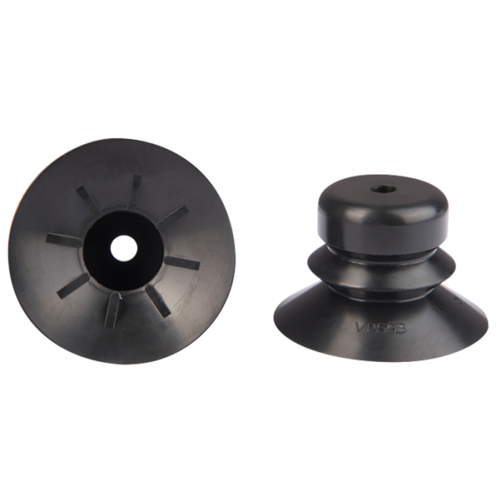 Bellows suction cup diam. 50 mm (1.5 bellows) NBR black 23.050.143.1