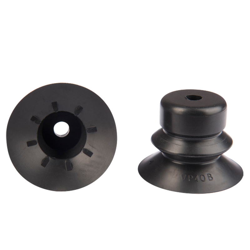 Bellows suction cup diam. 40 mm (1.5 bellows) NBR black 23.040.142.1