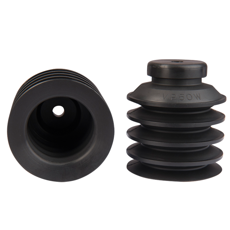 Bellows suction cup diam. 50 mm (4.5 bellows) NBR black 25.050.048.1