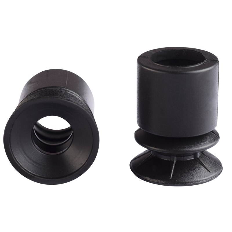 Bellows suction cup diam. 16 mm (1.5 bellows) NR black 27.016.001.3