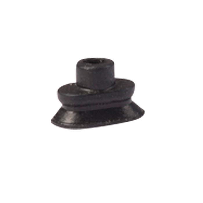 Oval suction cup 4x2 mm NBR black 132.4x2.001.1