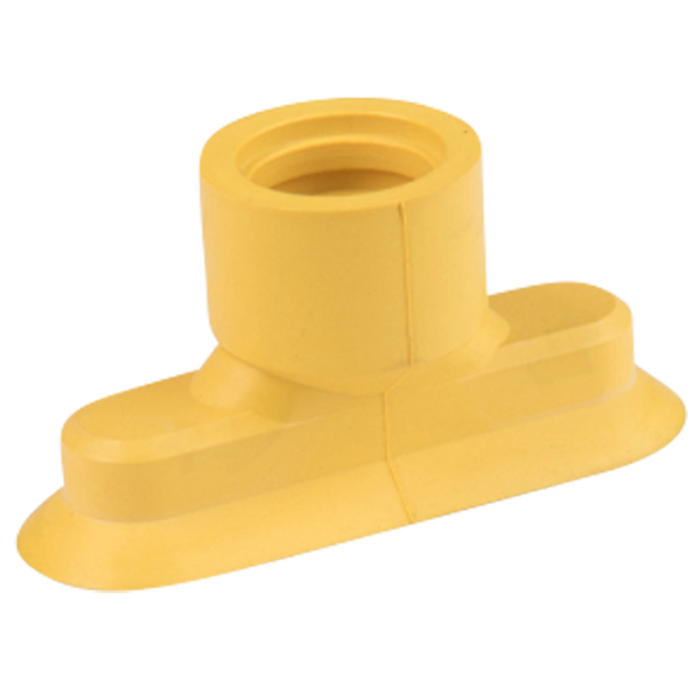 Oval suction cup 45x15 mm HNBR yellow 132.45X15.064.14