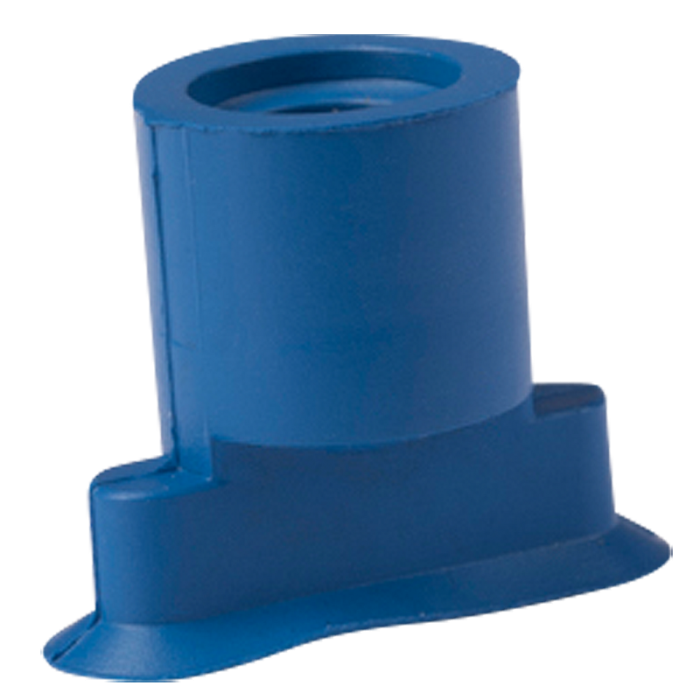 Oval suction cup 15x5 mm Thermalon® blue 132.15x5.081.19