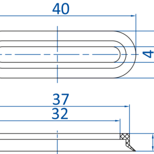 FIPA - SO-C; 40x12 mm; 132.40x12.027 抗扭高動態橢圓真空吸盤- 昇歆科技 Cheerbright