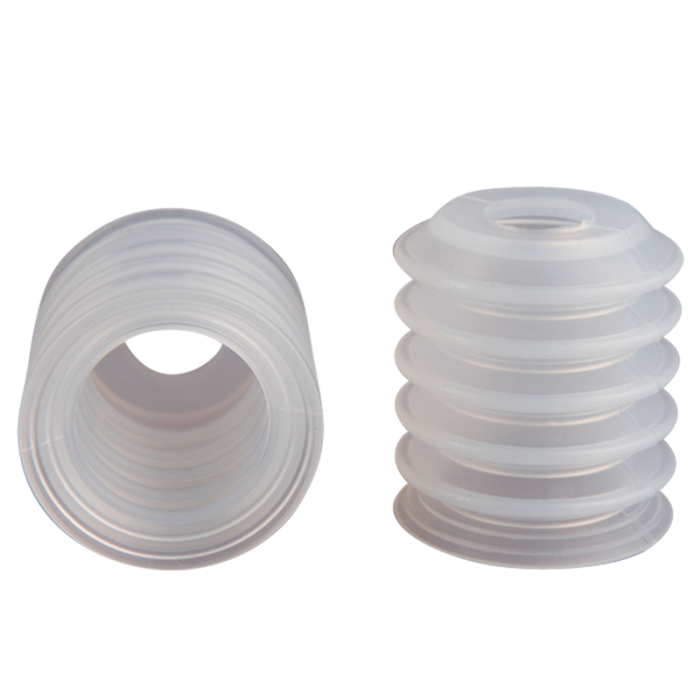 Bellows suction cup diam. 39 mm (5.5 bellows) silicone transparent 27.039.017.2