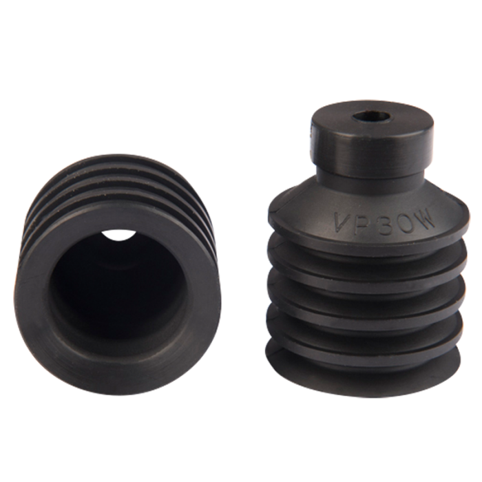 Bellows suction cup diam. 30 mm (4.5 bellows) NBR black 25.030.046.1