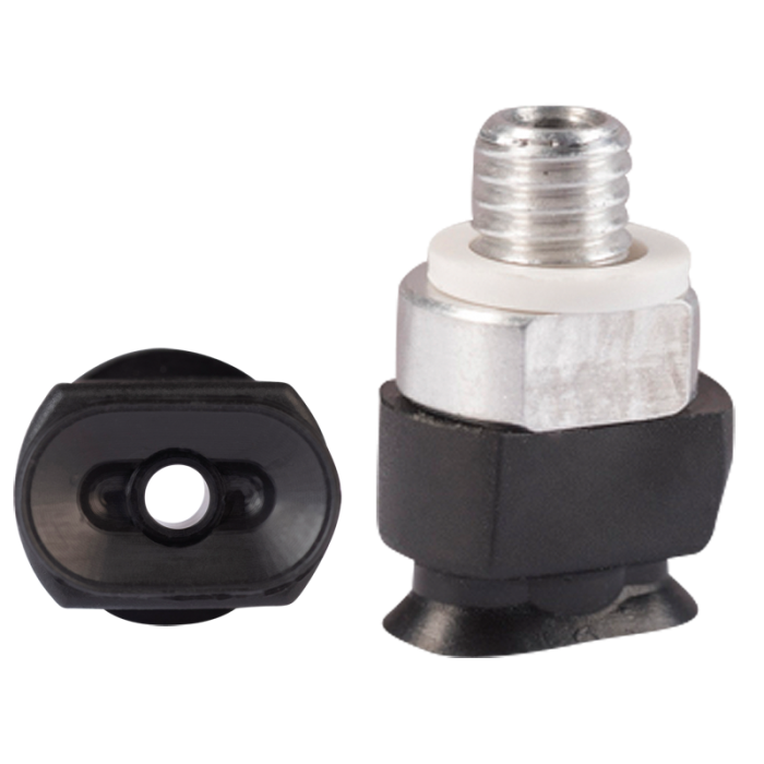 Oval suction cup 10x6 mm NBR black 130.10x6.117.1