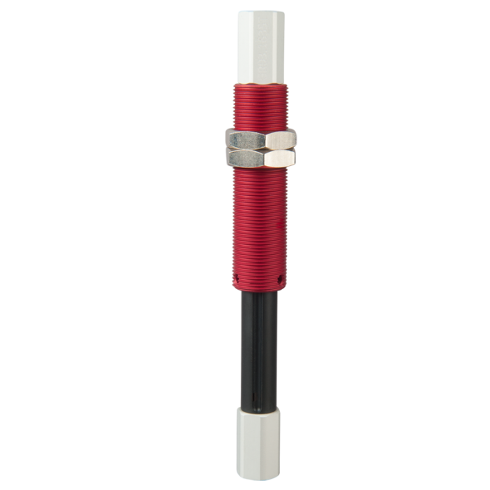 Spring leveler with internal spring non-rotating, male thread M16 x 1, stroke 35 mm GR03.1635T