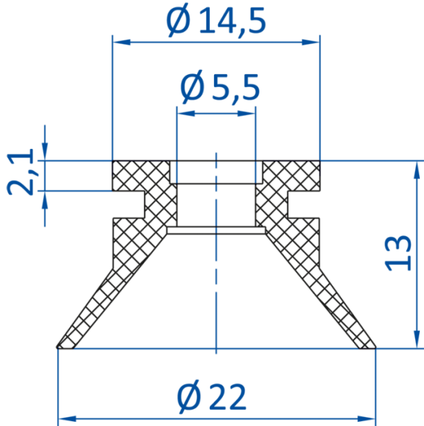 FIPA - SP-FD; Ø 22 mm; 122.022.022 - 昇歆科技