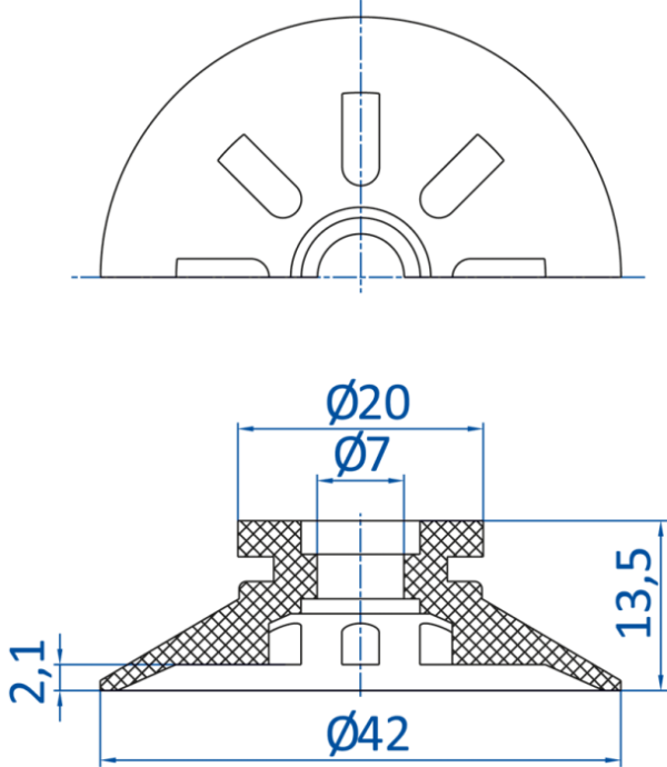 FIPA - SP-FA; Ø 42 mm; 125.040.013 - 昇歆科技