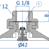 FIPA - SP-FA; Ø 42 mm; 124.040.006 - 昇歆科技