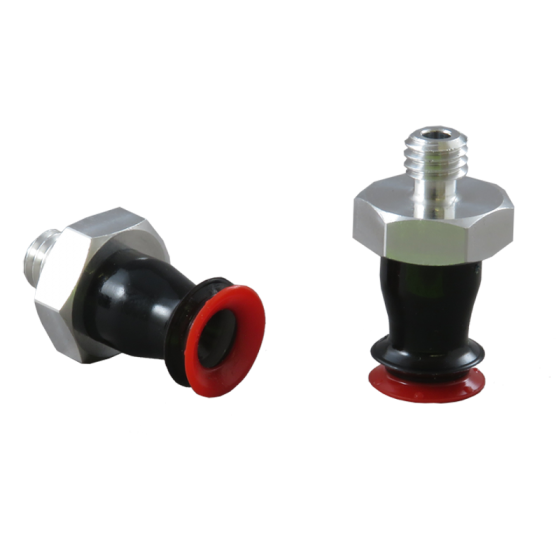 Bellows suction cup Ø 11 mm (1.5 bellows) Varioflex® 30°/60°, with fitting M6-male